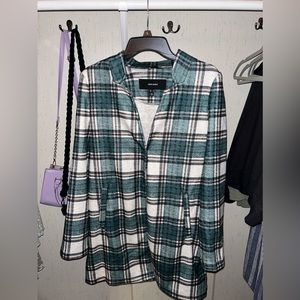Checkered blazer